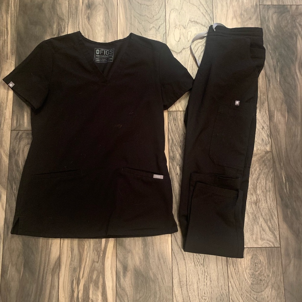 black figs scrub set xxs